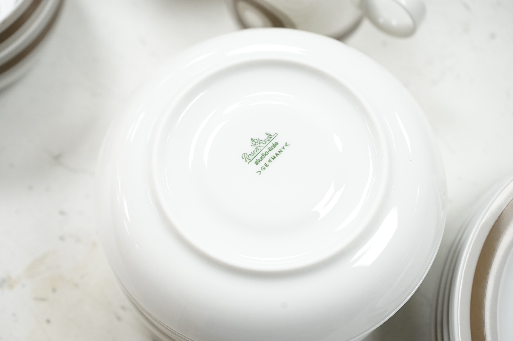 A 1960’s / 1970’s Rosenthal Studio Line dinner service to include tureen, side plates and bowls.
